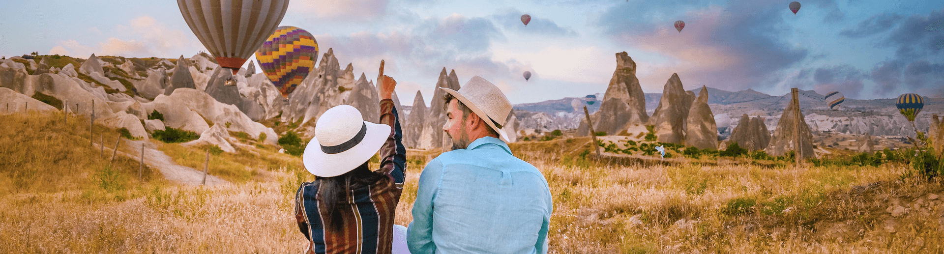 hot air balloons